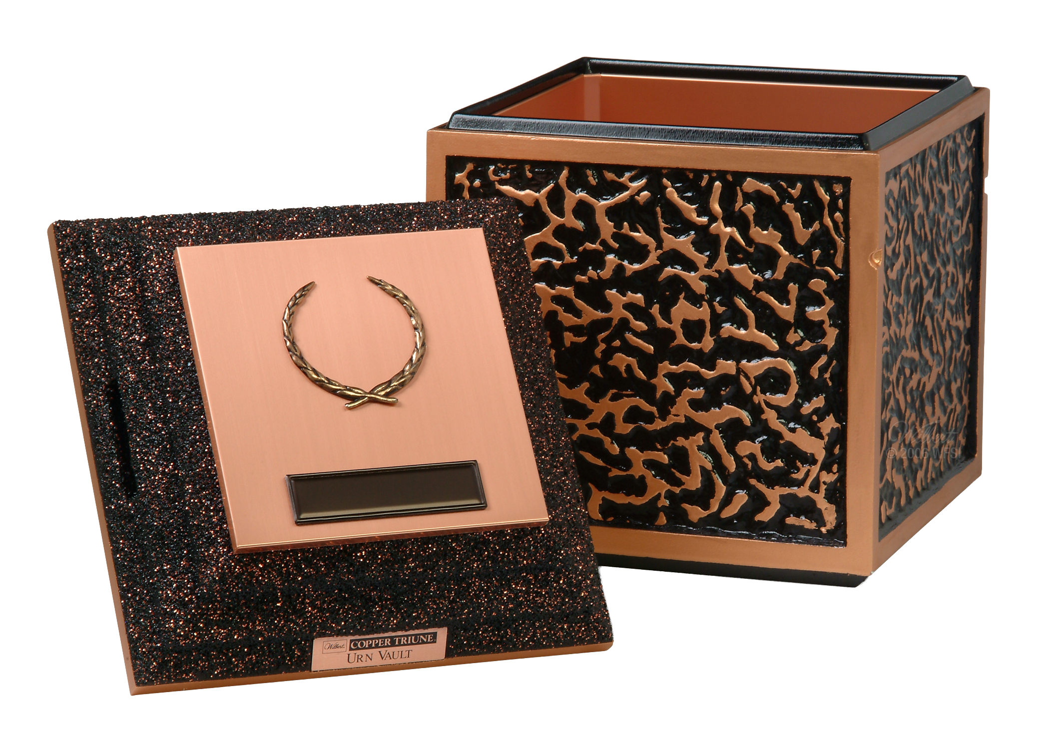 Ultimate Copper Triune Urn Vault